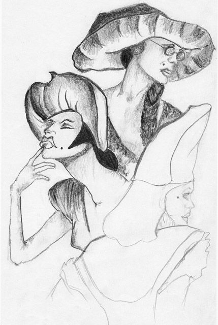 Girls with Hats