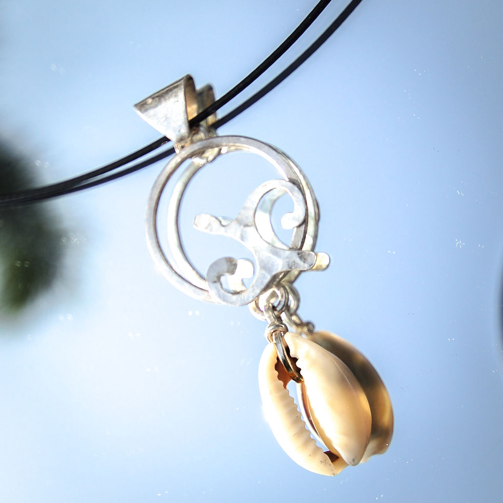 Pendentif Argent & Coquillage Cori