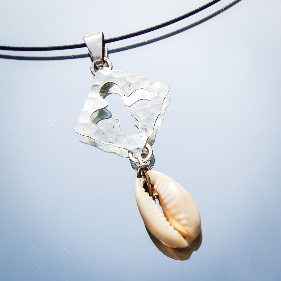 Pendentif Argent & Coquillage Cori