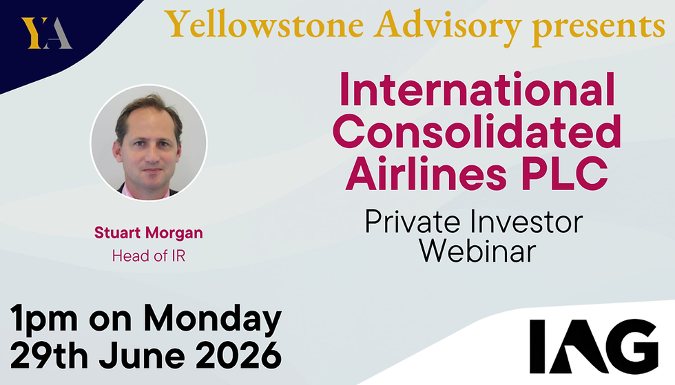 International Consolidated Airlines Private Investor Webinar June 2026