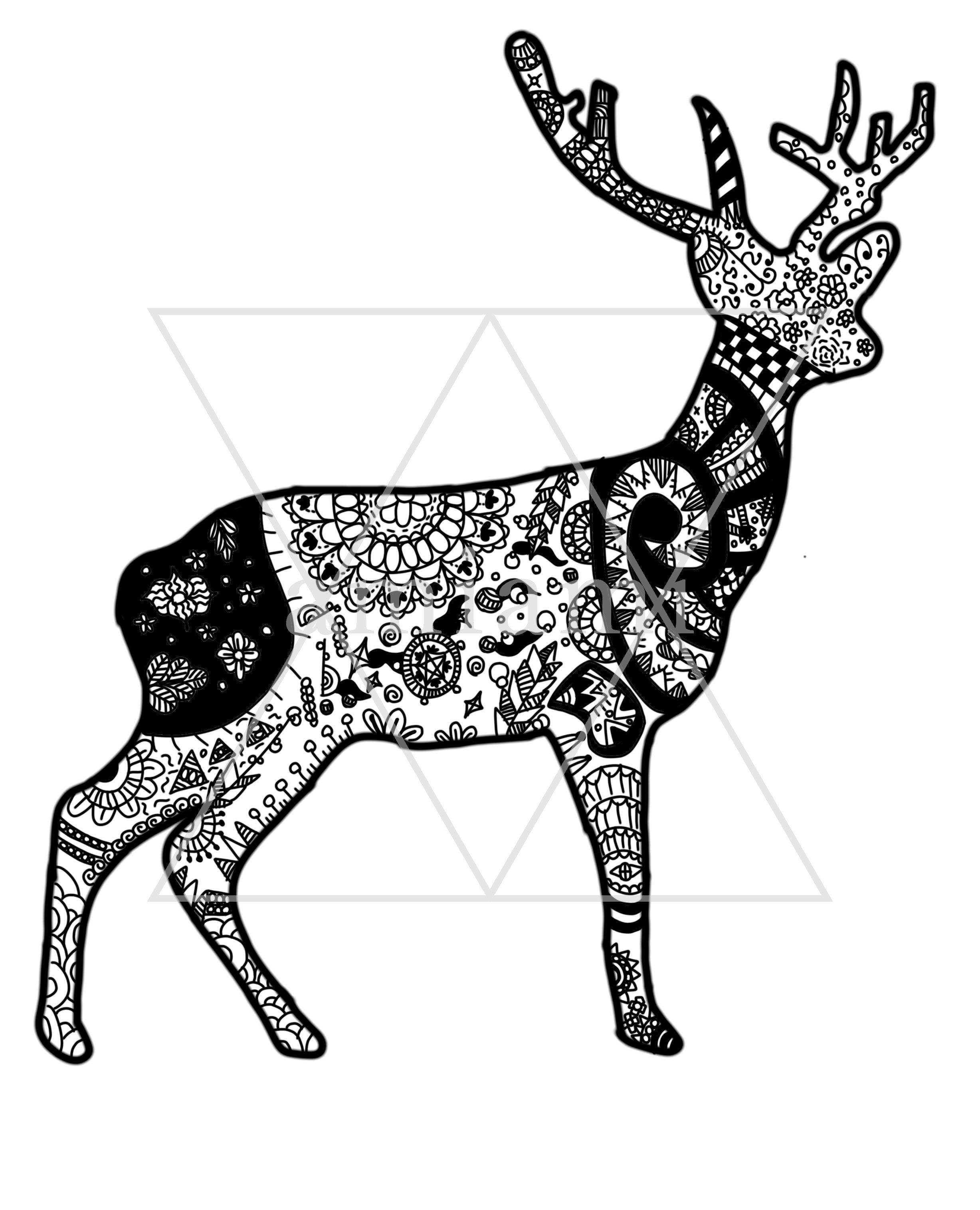 しか　(小キャンバス)