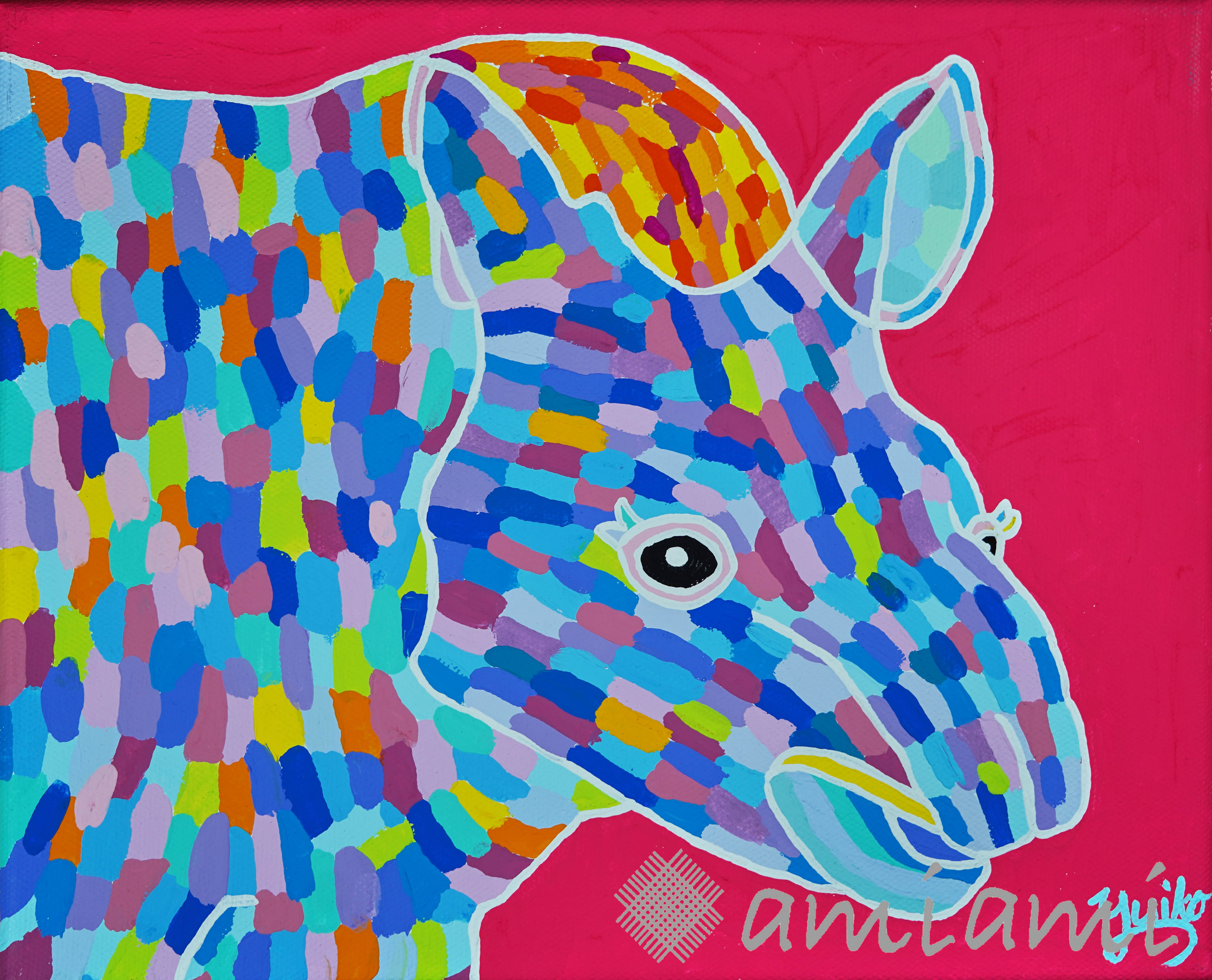 カラフルアメリカバク (中キャンバス)