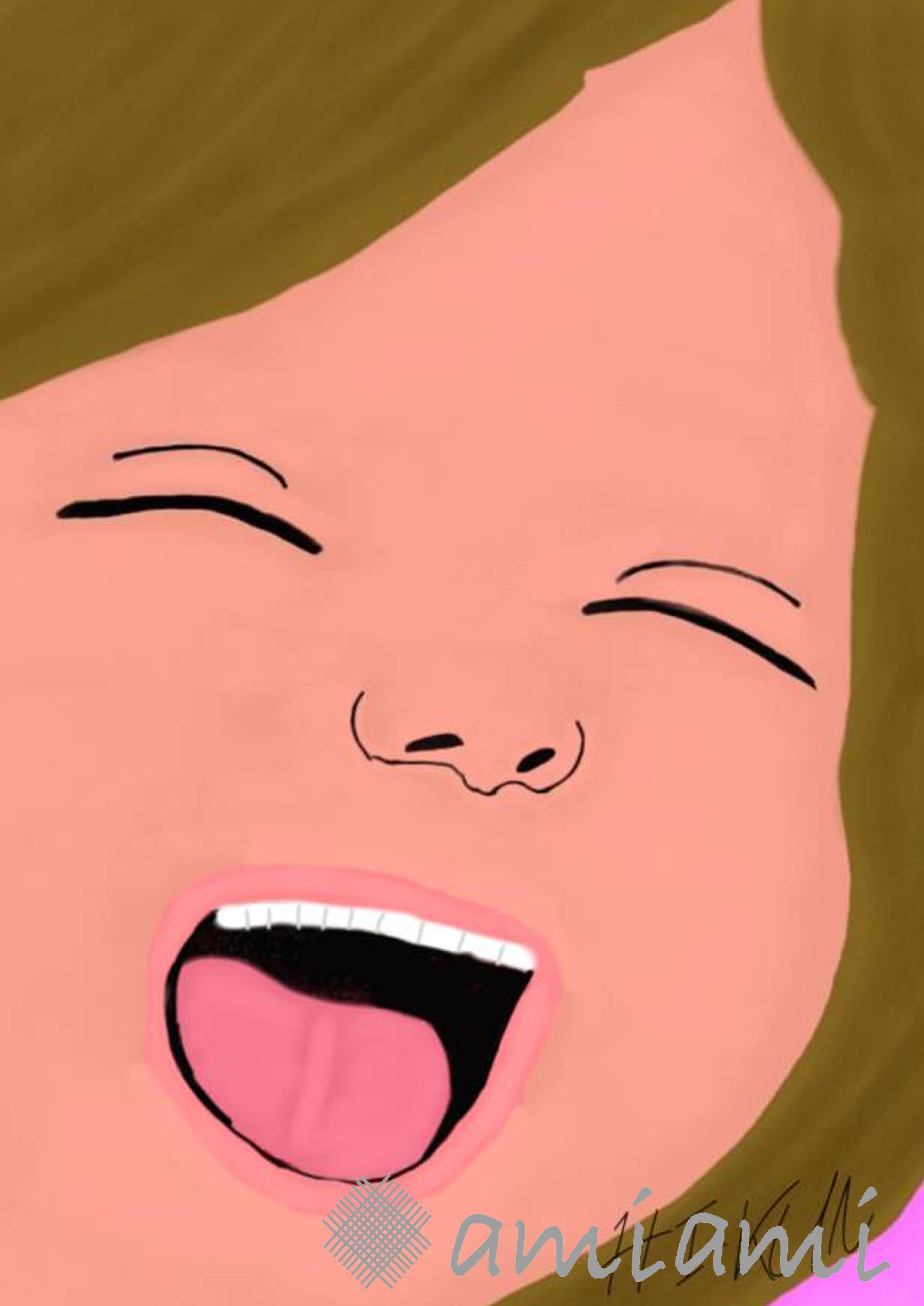 笑顔いっぱい (中キャンバス)