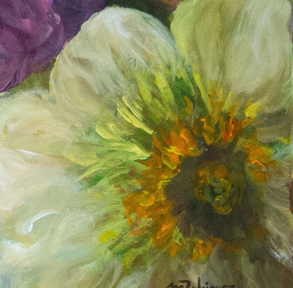 Thumbnail: Not all the Flowers Bloom at the Same Time | 36 x 36 inches