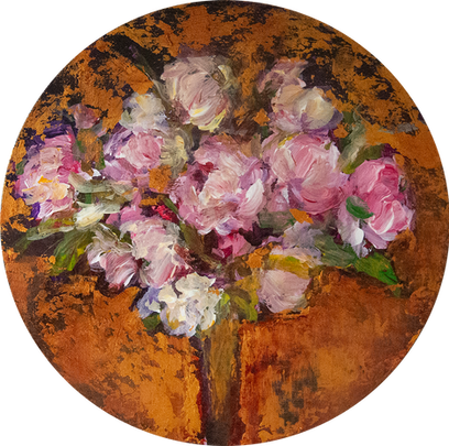 Available conceptual floral painting, beauty, art, wood panel, and contemporary art