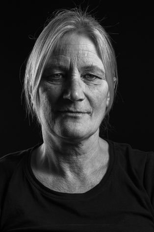 Documentary portrait capturing dignity and strength of a person in addiction recovery, Walshy Street Shots Photography
