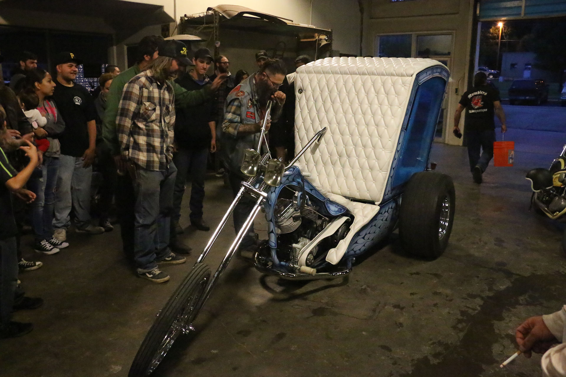 JP Rodman shows off his wheels at the Run to Raton Annual Event, Raton, NM - Raton, New Mexico