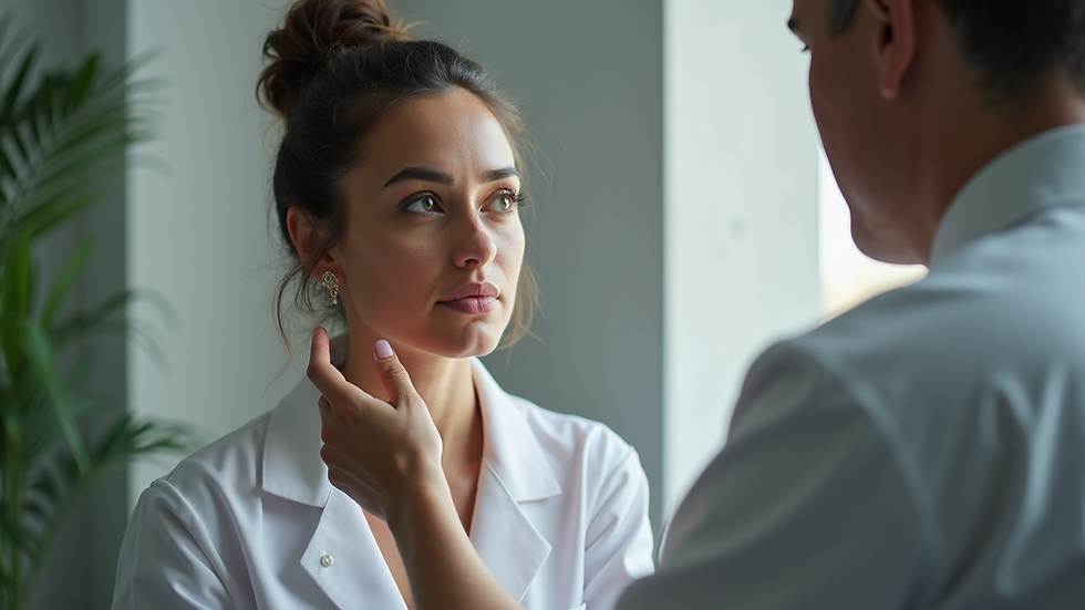 Eye-level view of a therapist guiding a client through EMDR therapy