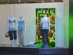 backlight de vitrine