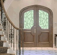 vitrô de porta "mandala"