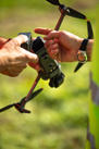 Changement de batterie sur un drone lors d'une formation, photographe corporate Saint-Renan et Brest - Marc Glen Photographie