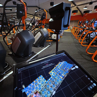 Numérisation 3D salle de sport Basic Fit avec Matterport Pro 2