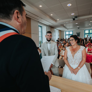 Echanges des consentements à la marie de Landerneau, moment d'émotion