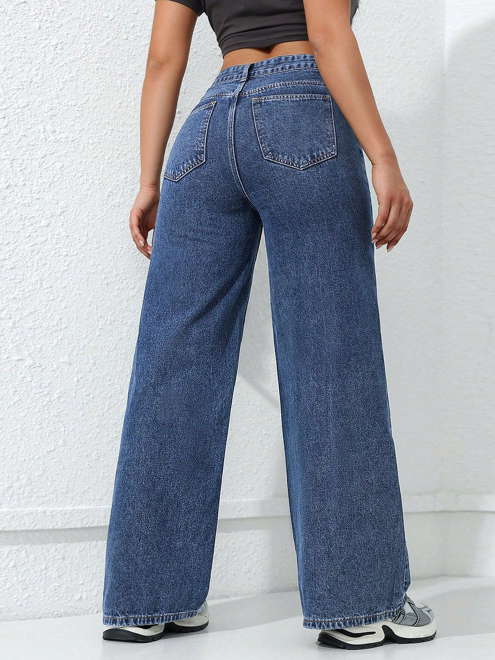 Thumbnail: Women's High Waist Wide Leg Jeans