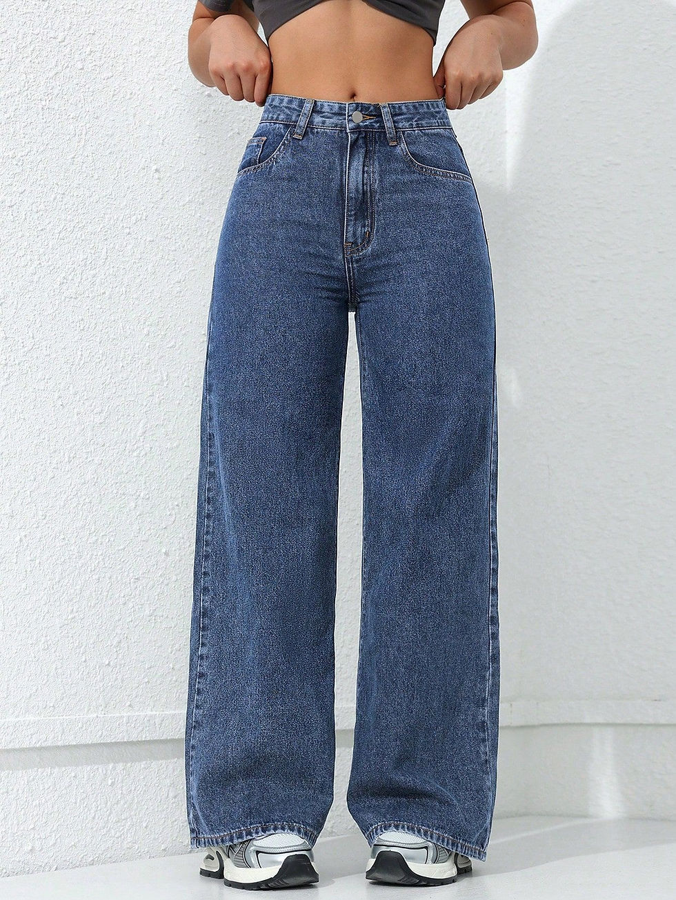 Thumbnail: Women's High Waist Wide Leg Jeans