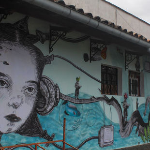 Mural FILU: Trazos de Convivencia y Tecnología
