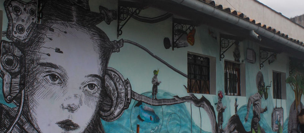 Mural FILU: Trazos de Convivencia y Tecnología