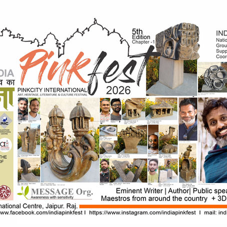 India PinkFest – Showcasing Sculptors: Carving Life into Silence, Telling Stories Beyond Words