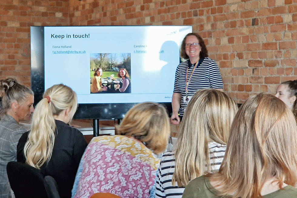 How to evaluate community projects session at the Nature Connectedness Conference 2025 Derbyshire