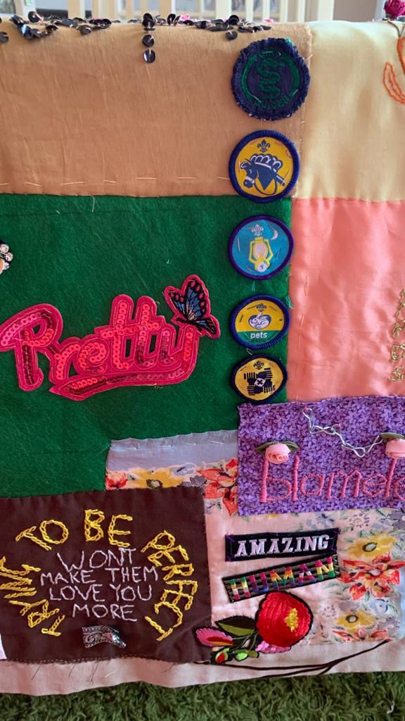 Story banner close up