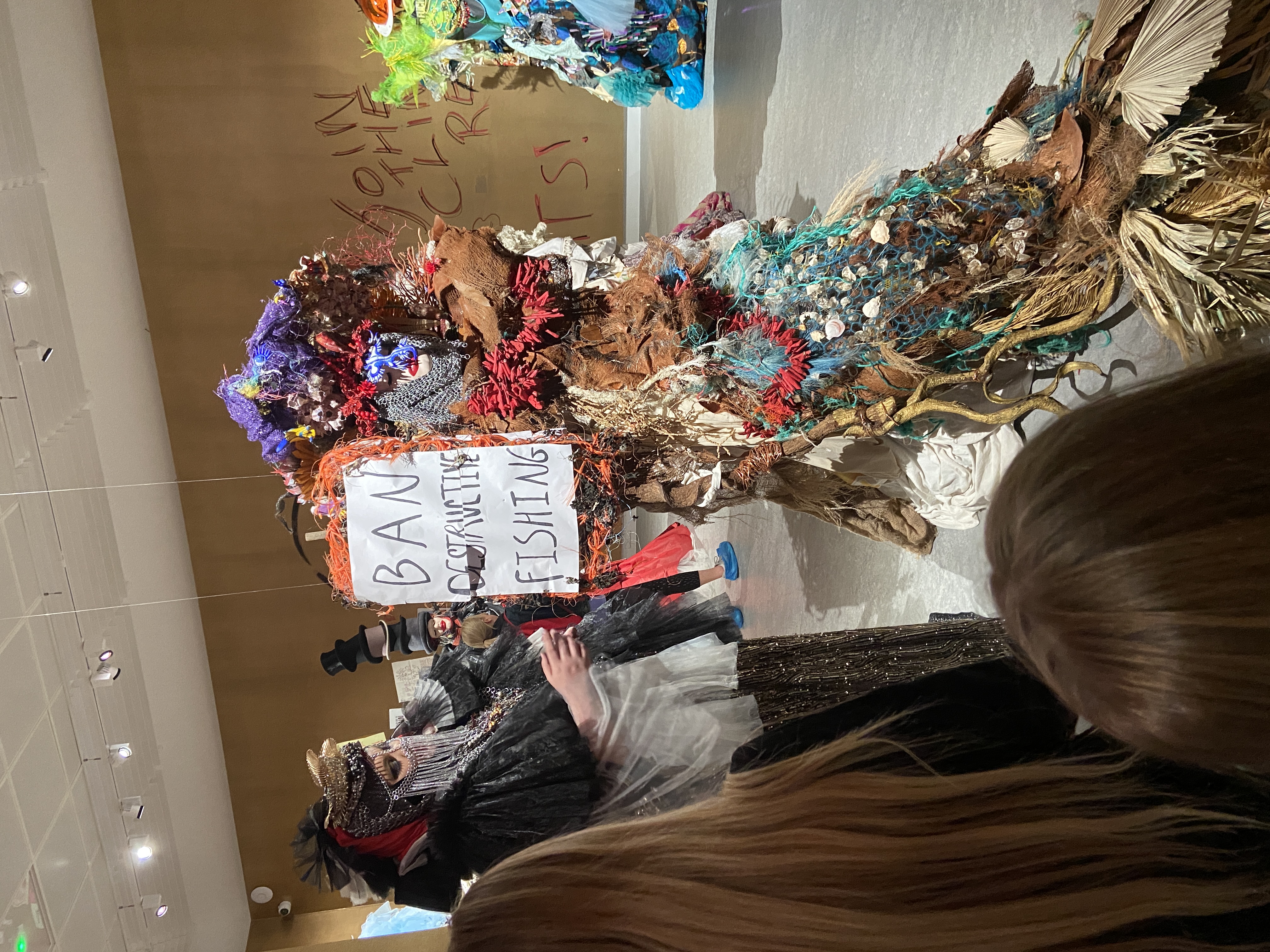 Community engagement during the Daniel Lismore Be Yourself exhibition programme at Herbert Art Gallery and Museum in Coventry.