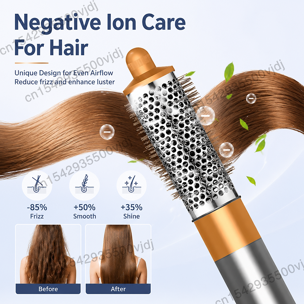 Miniatura: 7-in-1 Multifunctional Hair Dryer 110,000 RPM High-Speed Hair Care Negative Ion 