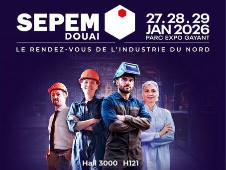 27 au 29/01/2026 : JL CORP vous donne RDV au salon SEPEM 2026 à Douai !