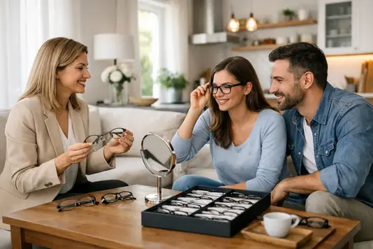 An In-Home Eyewear Consultation in Houston