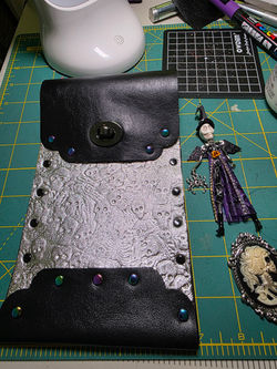 Halloween Themed Lather Cell Phone Purse