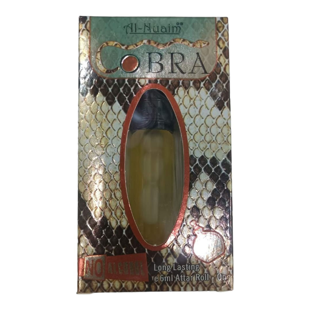 Al-Nuaim COBRA (0% Alcohol) Perfume oil Roll on Long Lasting (6ml)