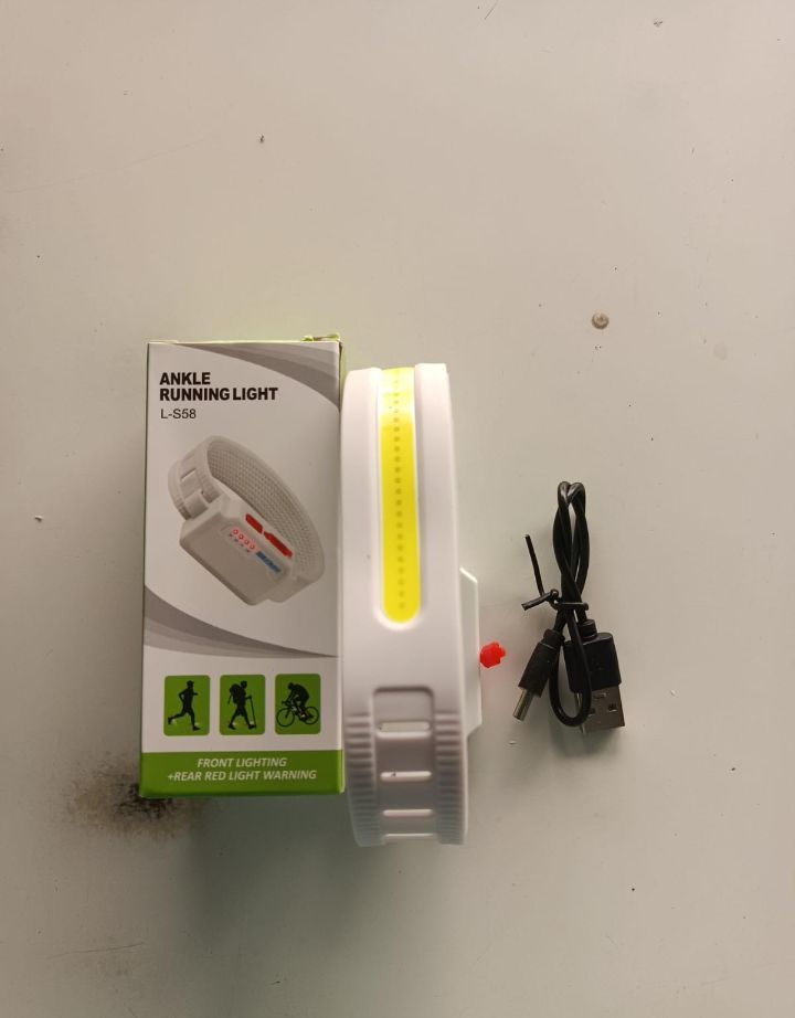 LED Flash Shoe Safety Clip Lights for Runners & Night Running Gear - Reflective