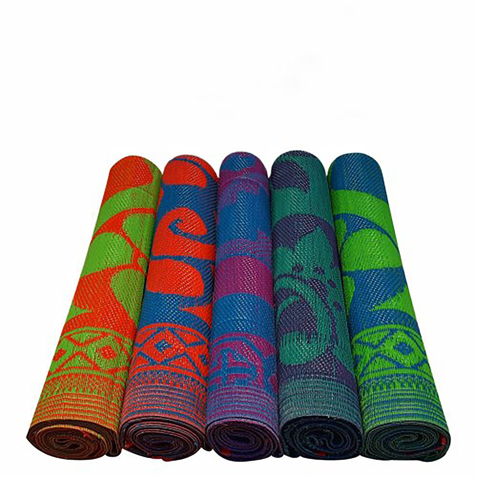 Thumbnail: Export Quality Plastic Floor Mat/Chatai (Multicolor and Design)  pack of 1