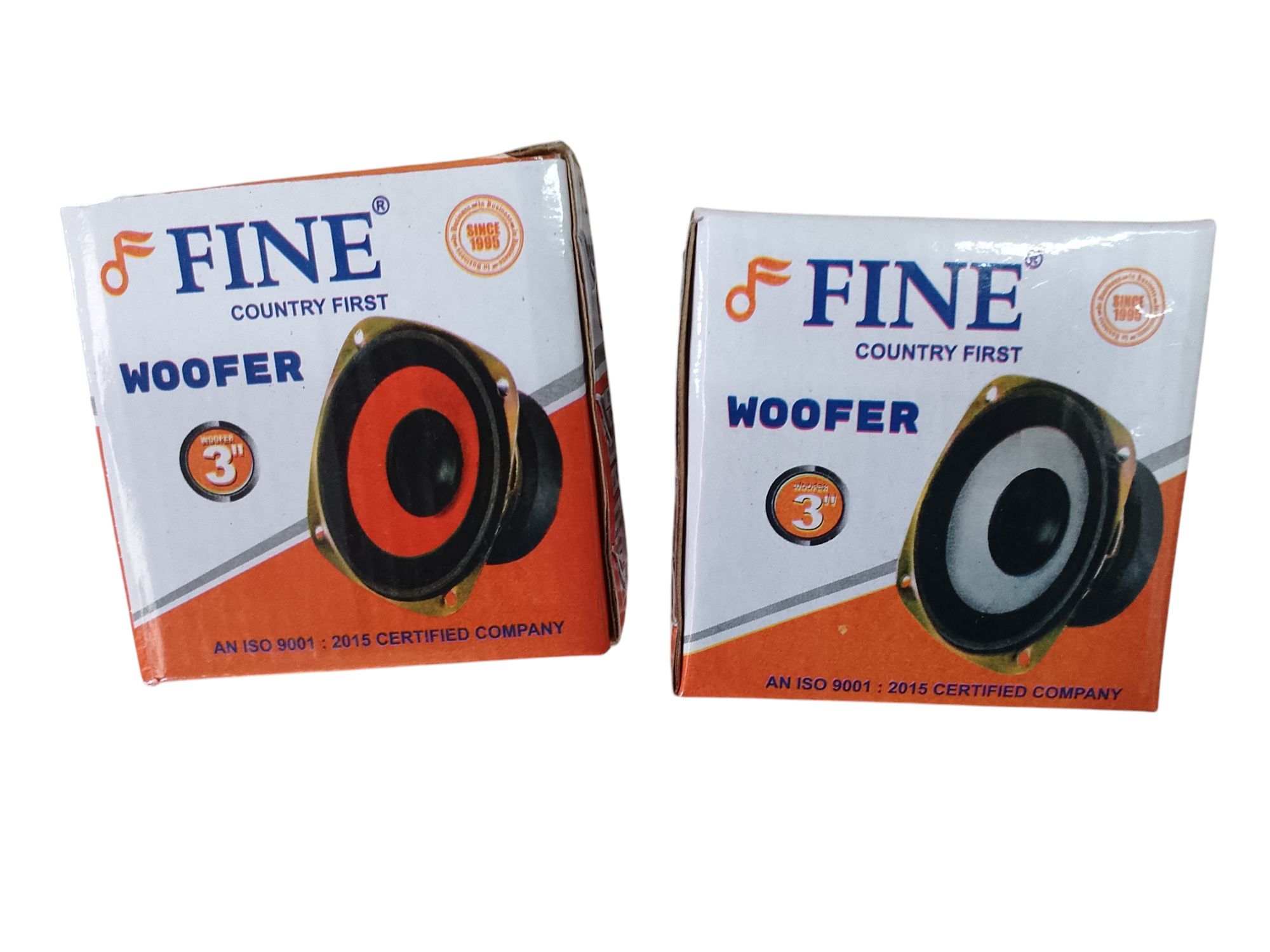 Bebris India 3 inch Woofer, Multi Colored ( Pack of 2 woofers)