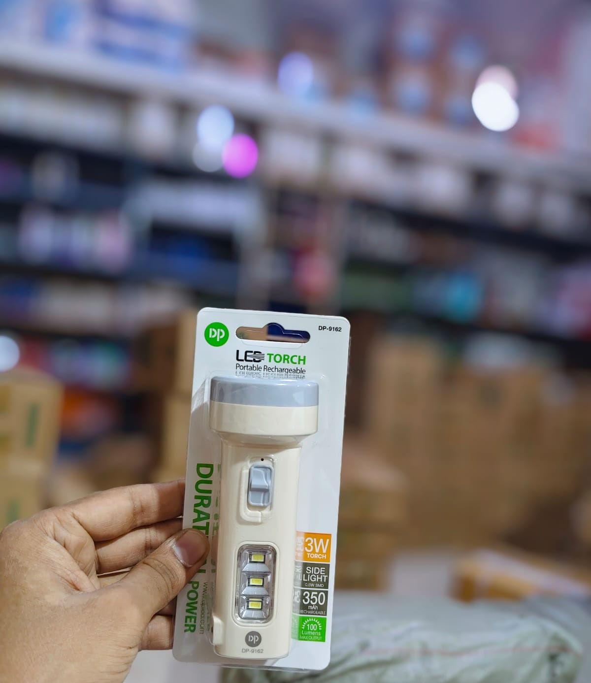 DP.LED 9162 ULTRA HIGH POWER LED RECHARGEABLE TORCH