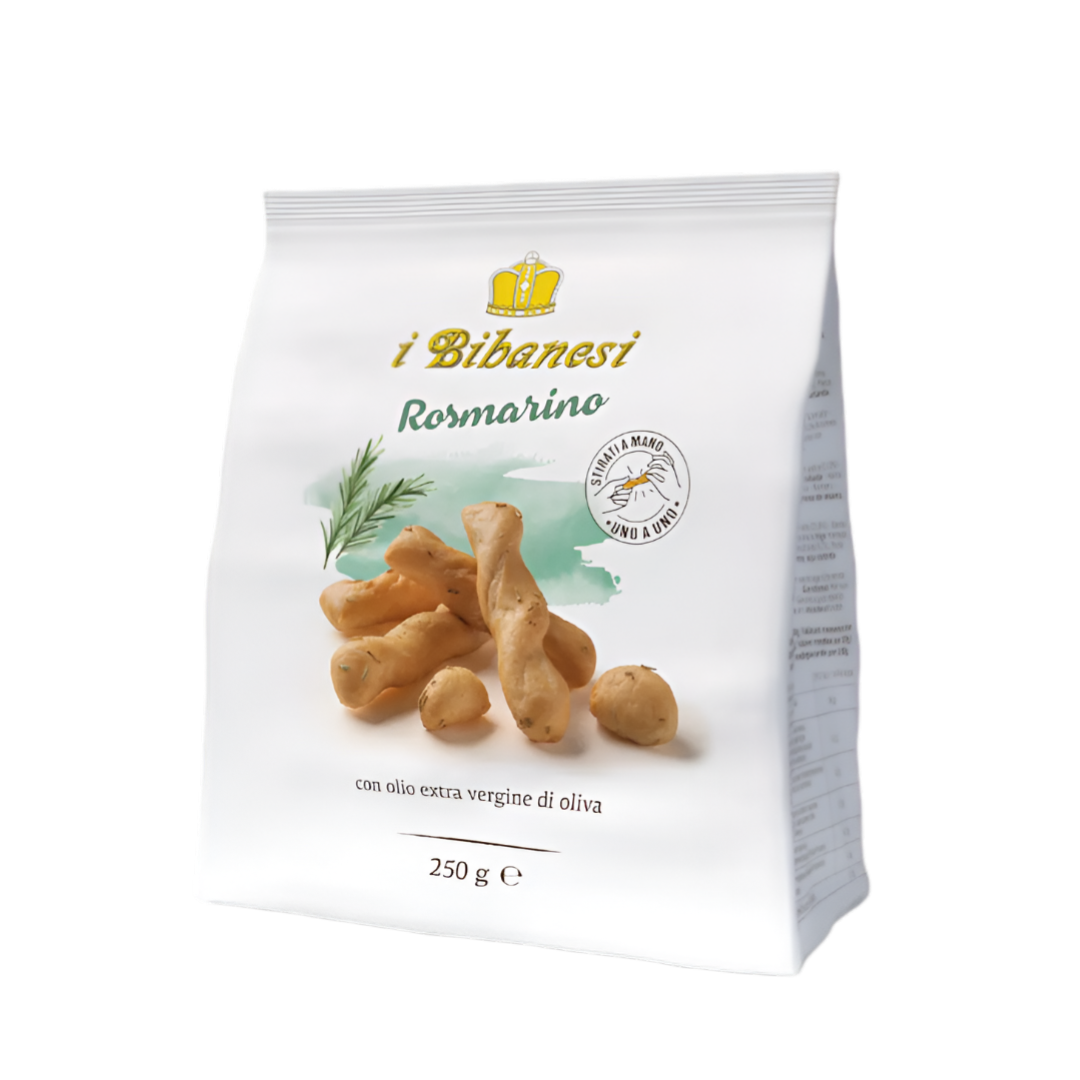 I Bibanesi Chunky Breadsticks Rosemary Handmade  (250 g)