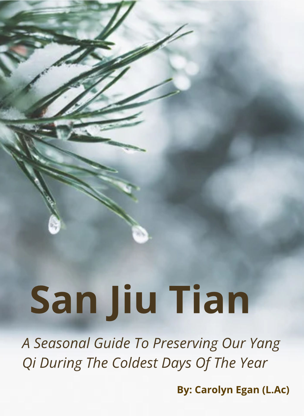San Jiu Tian Seasonal Guide