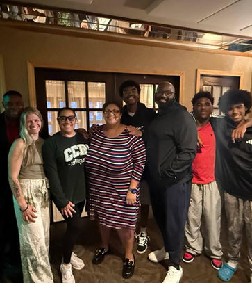 Michelle King and supporters at a campaign fundraiser