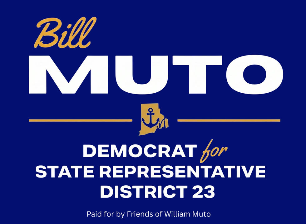 Campaign logo for Bill Muto For State Representative. 