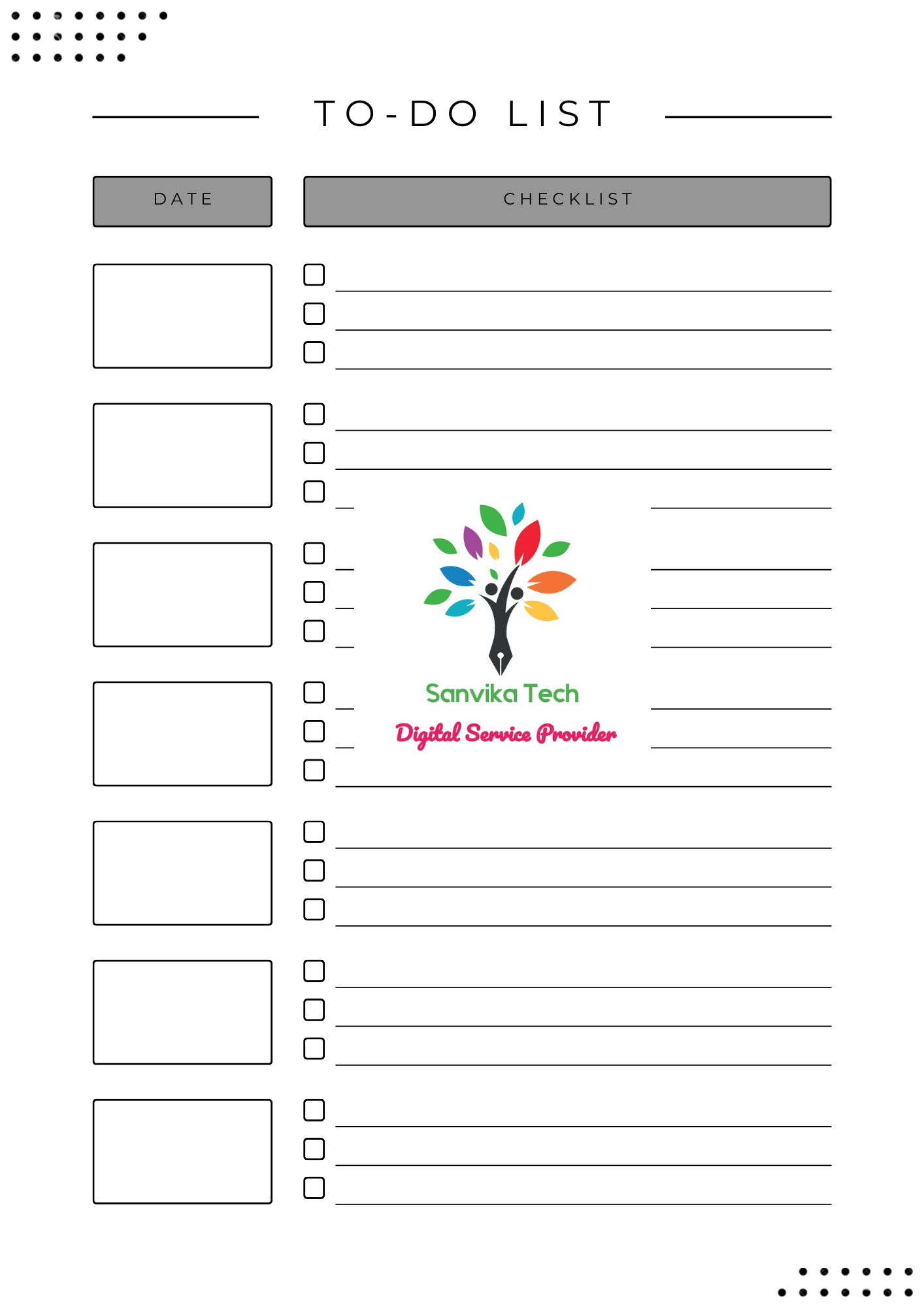 To Do List Planner Design 07