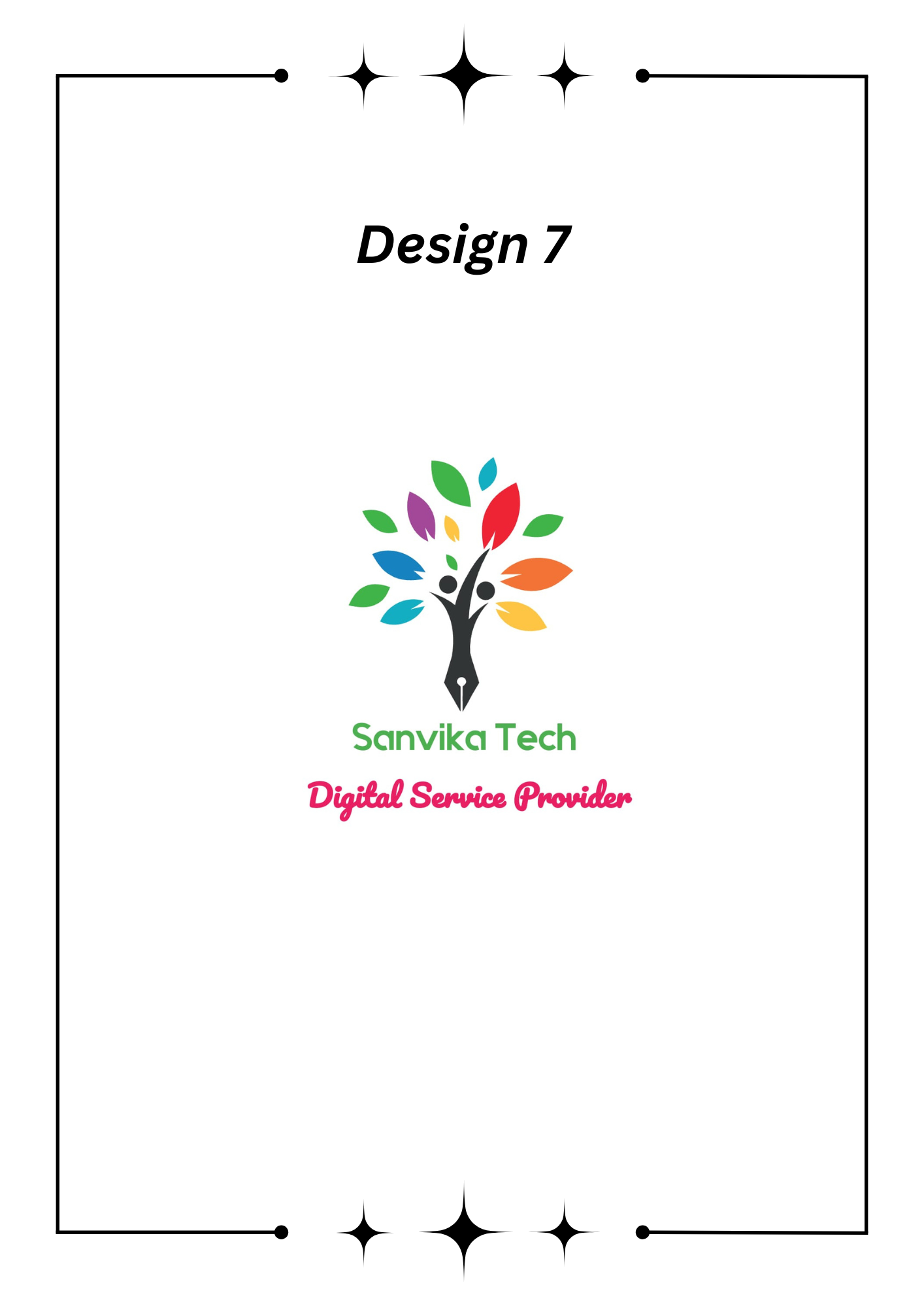 Black And White Border Design 07