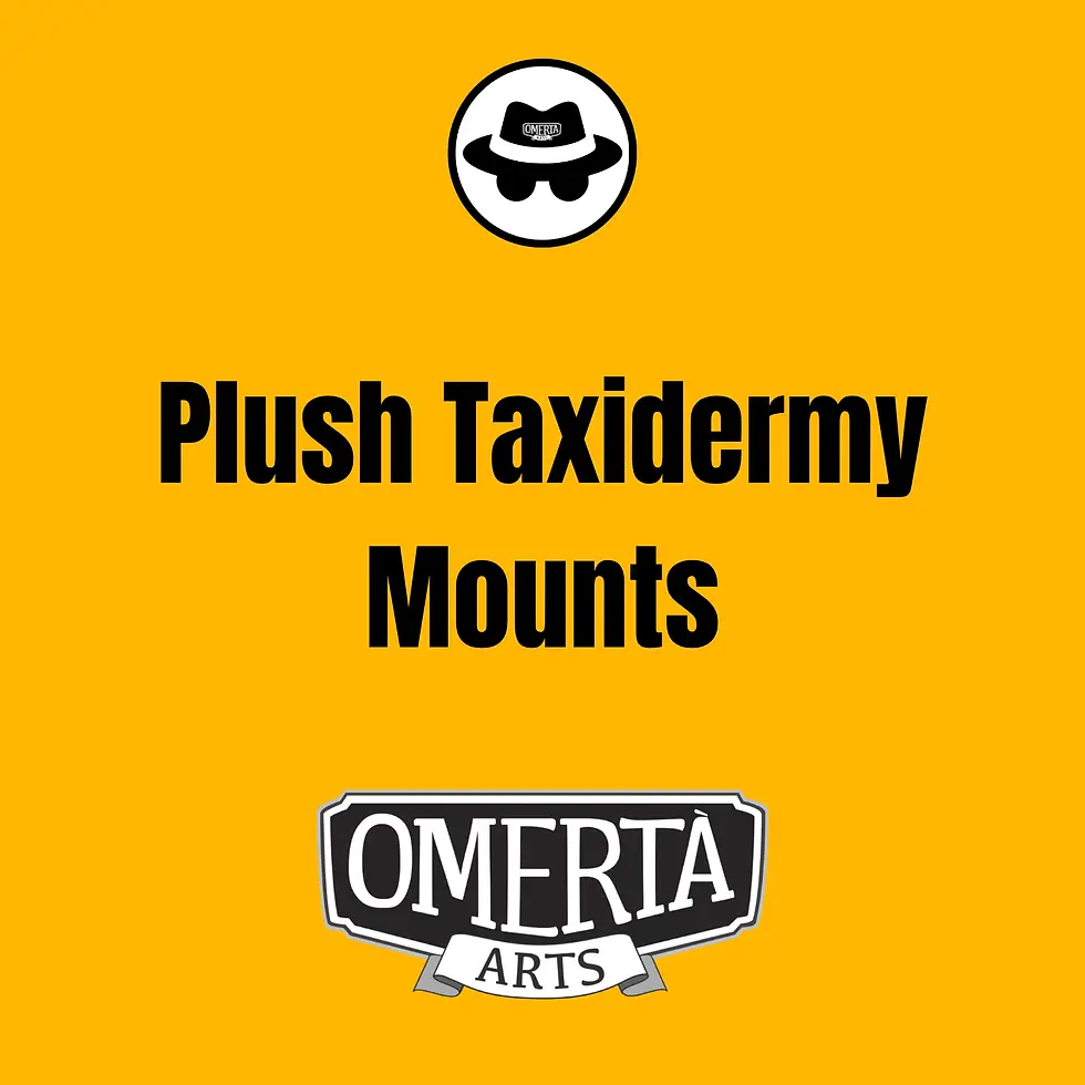 Plush Taxidermy Mounts