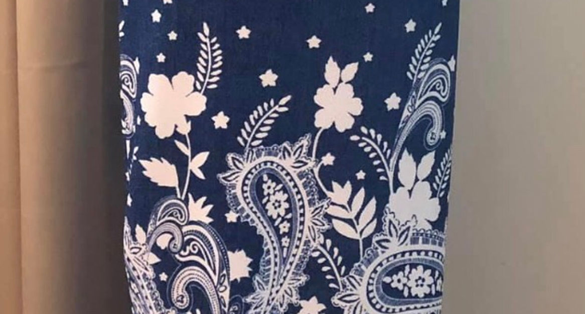 Blue/White Paisley Skirt (MOA brand)