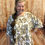 Thumbnail: White/Gold Paisley Tunic (Runs Big)