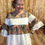 Thumbnail: Peach Paisley Eyelet Lace Top