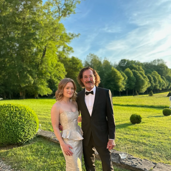 Alice Howe and Freebo at their glorious wedding.