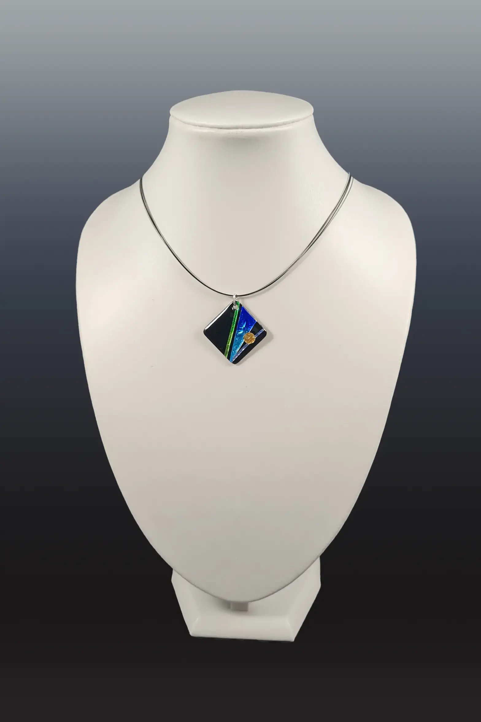 pendentif ALPHA Mini noir ROSEAUX