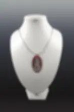pendentif OVALE Maxi bordeaux ARABESQUES