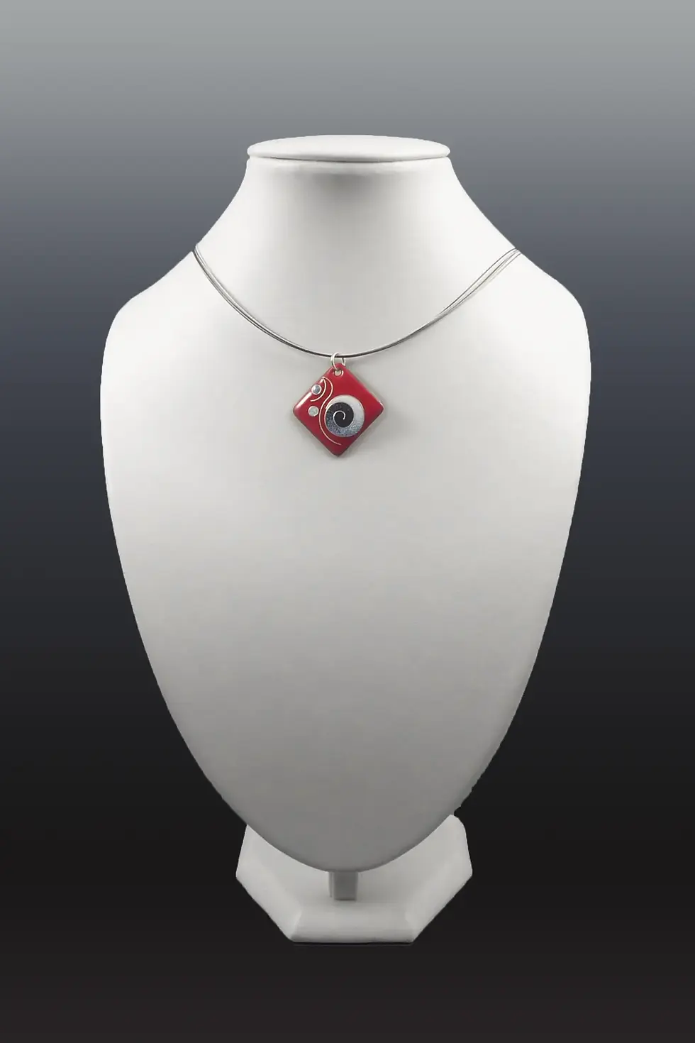 pendentif ALPHA Mini rouge cosmos