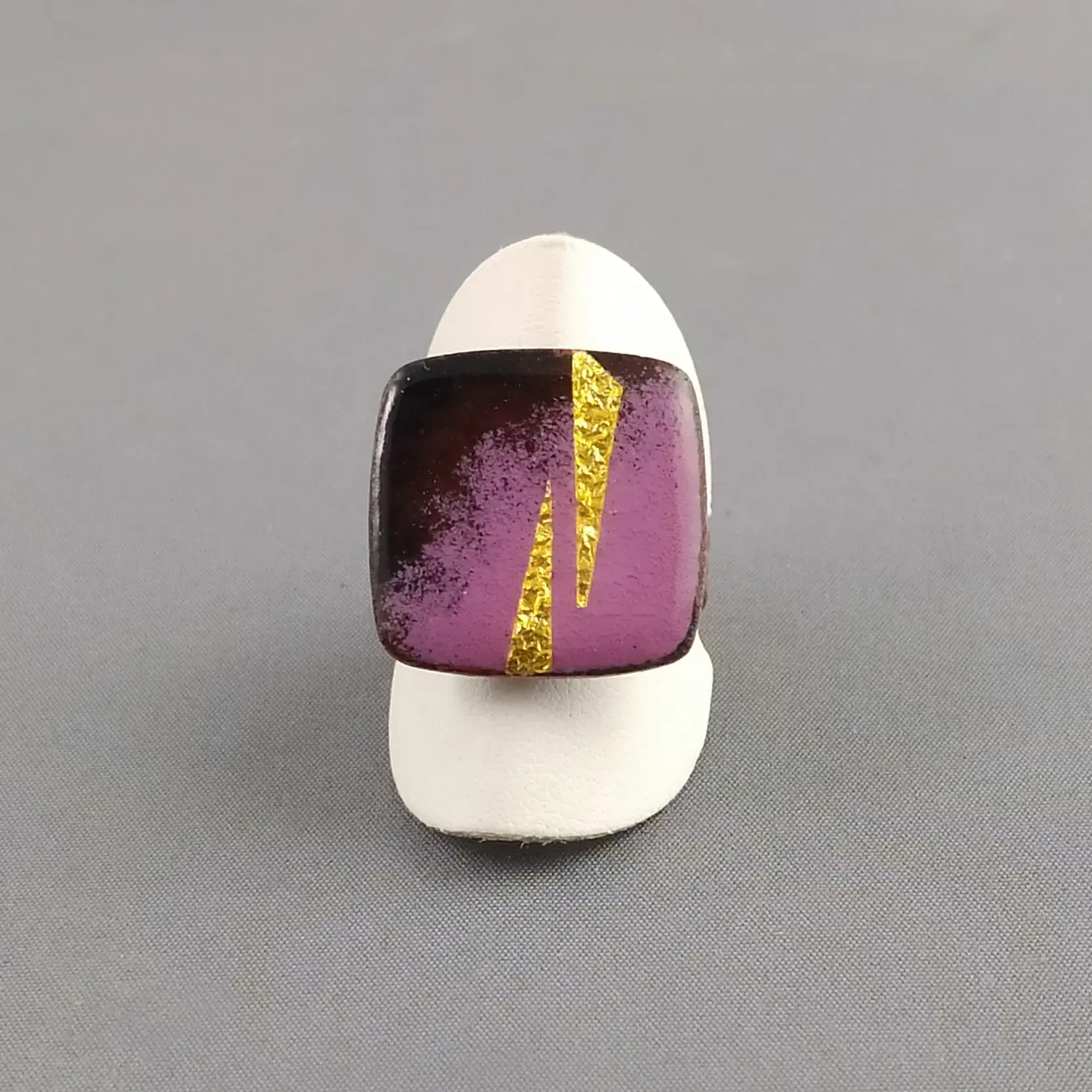 bague alpha mini framboise ZIGZAG OR