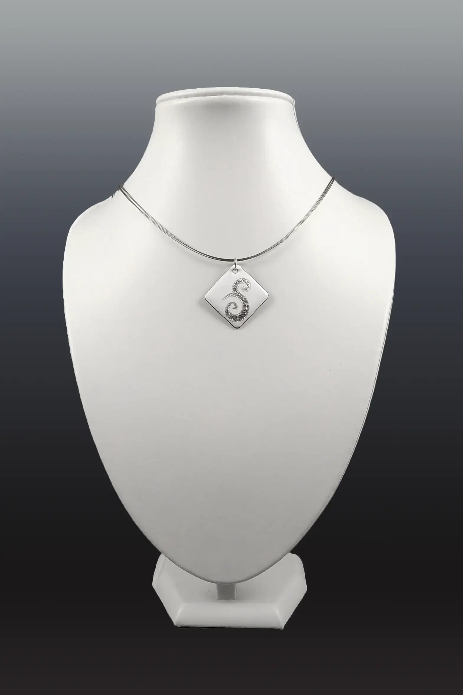 pendentif ALPHA Mini blanc ARABESQUES